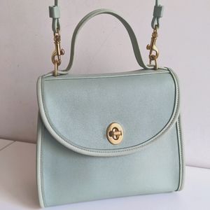 Vintage Coach Regina Bag Aqua